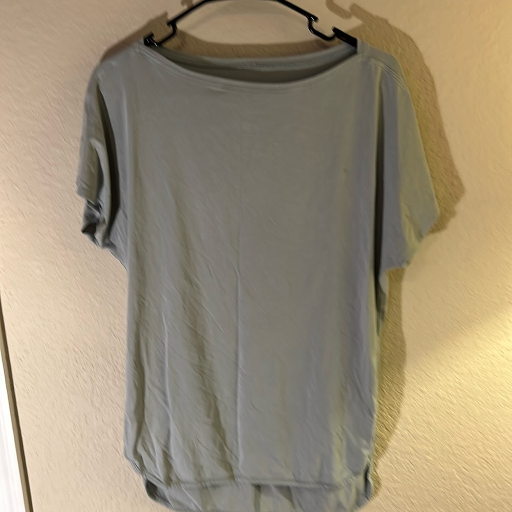 Lululemon High Low Split Side Tunic Shirt Sage Green